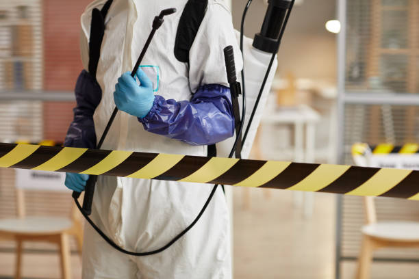 Professional Biohazard technician working in Archer, FL